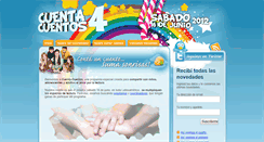 Desktop Screenshot of cuentacuentos.dattatec.com